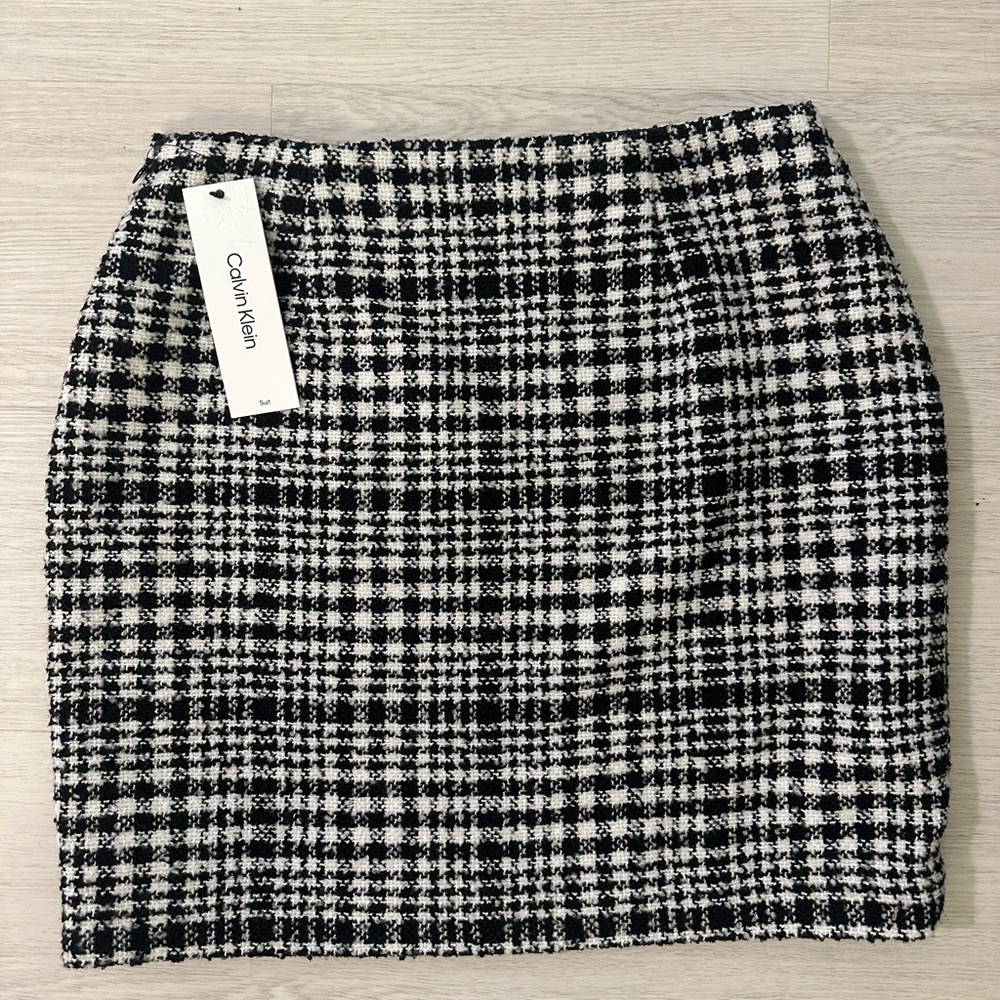 Calvin Klein Plaid Skirt